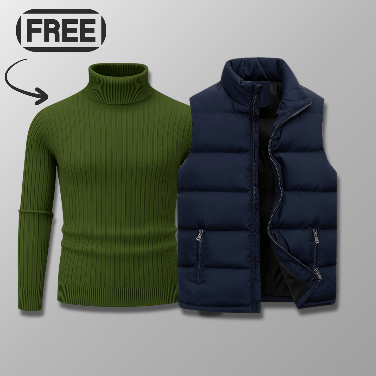 Lenvor Weste + Gratis Wollpullover (Ausverkauf)