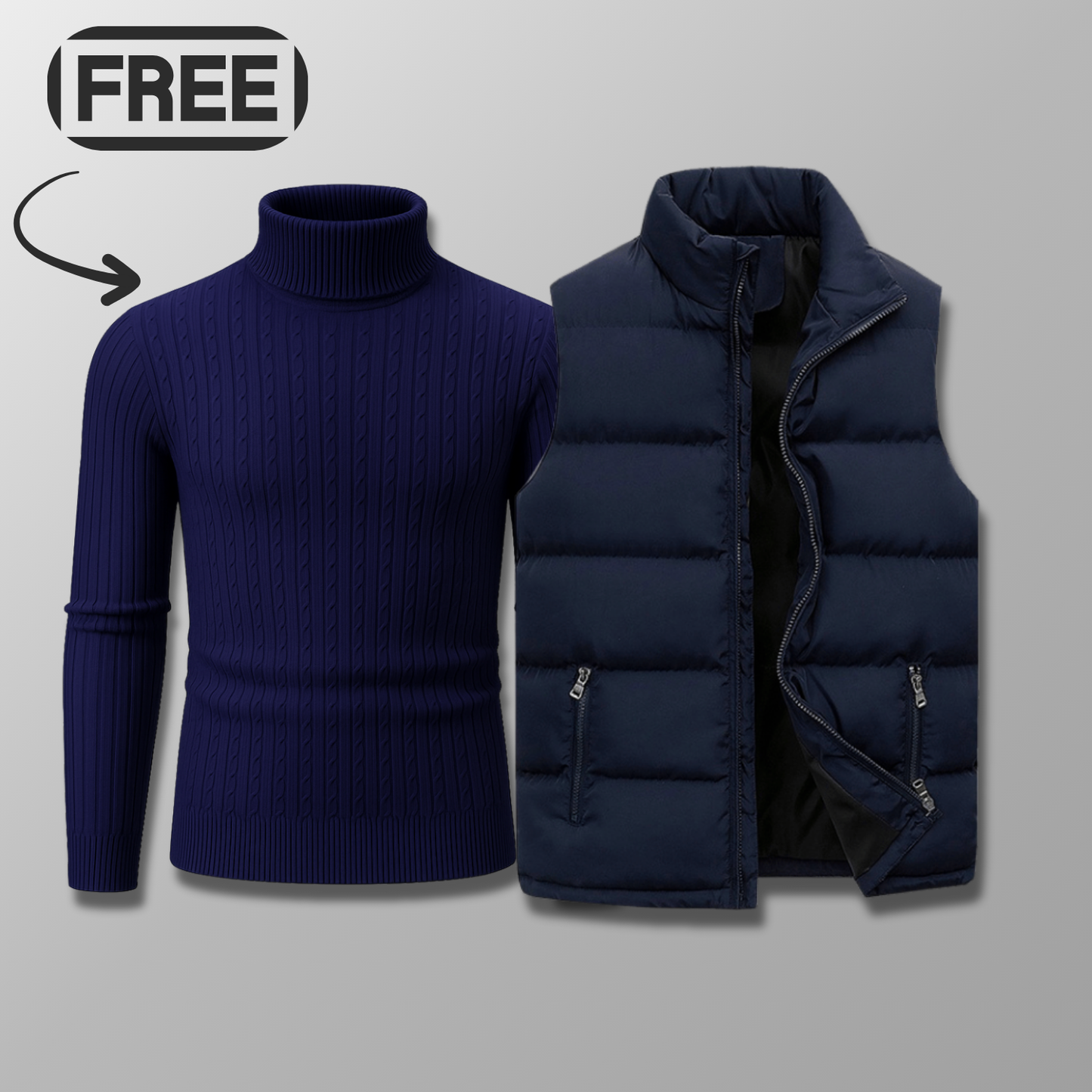 Lenvor Weste + Gratis Wollpullover (Ausverkauf)