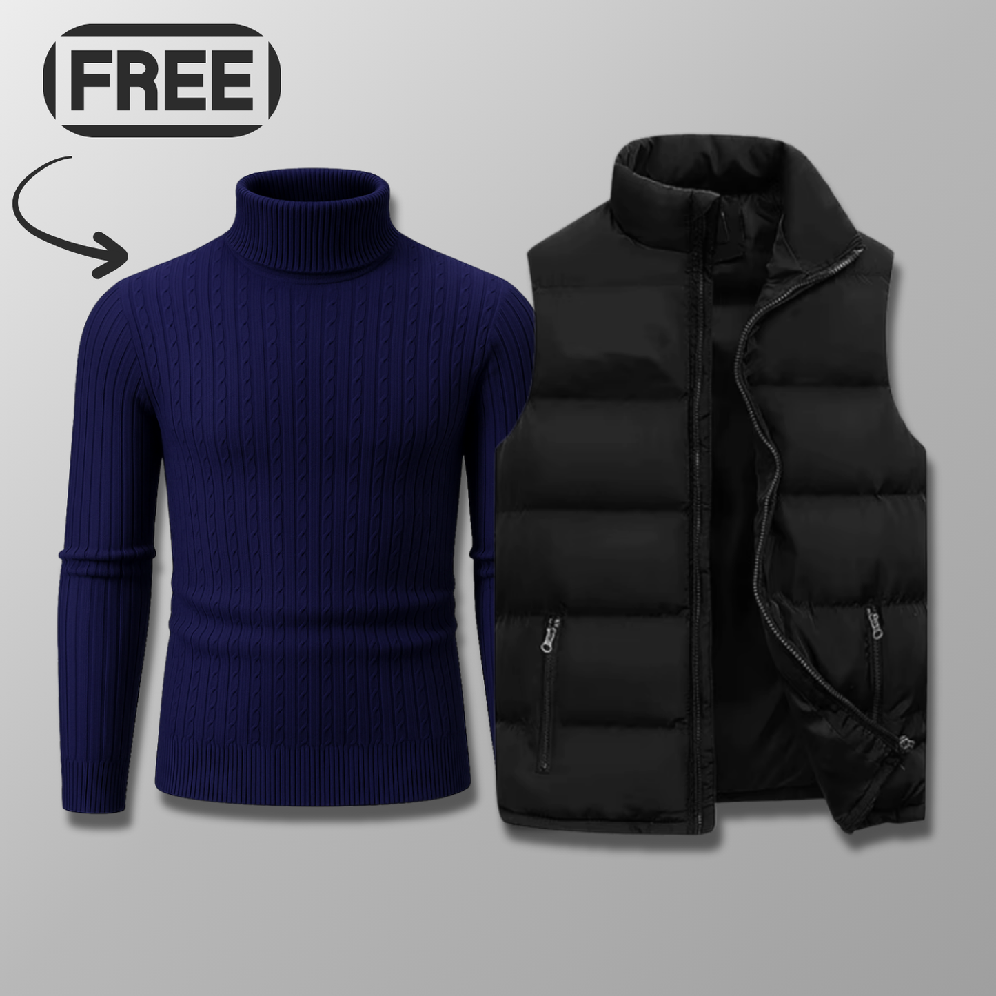 Lenvor Weste + Gratis Wollpullover (Ausverkauf)