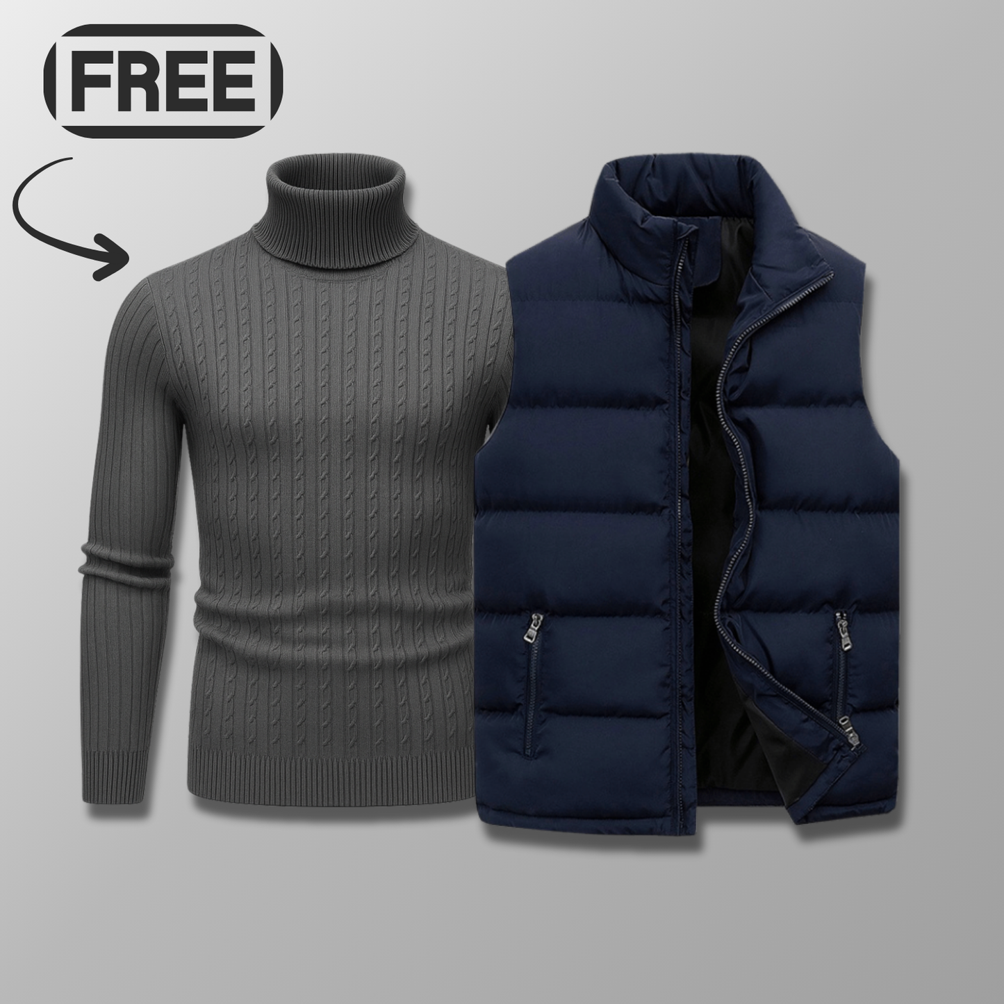 Lenvor Weste + Gratis Wollpullover (Ausverkauf)